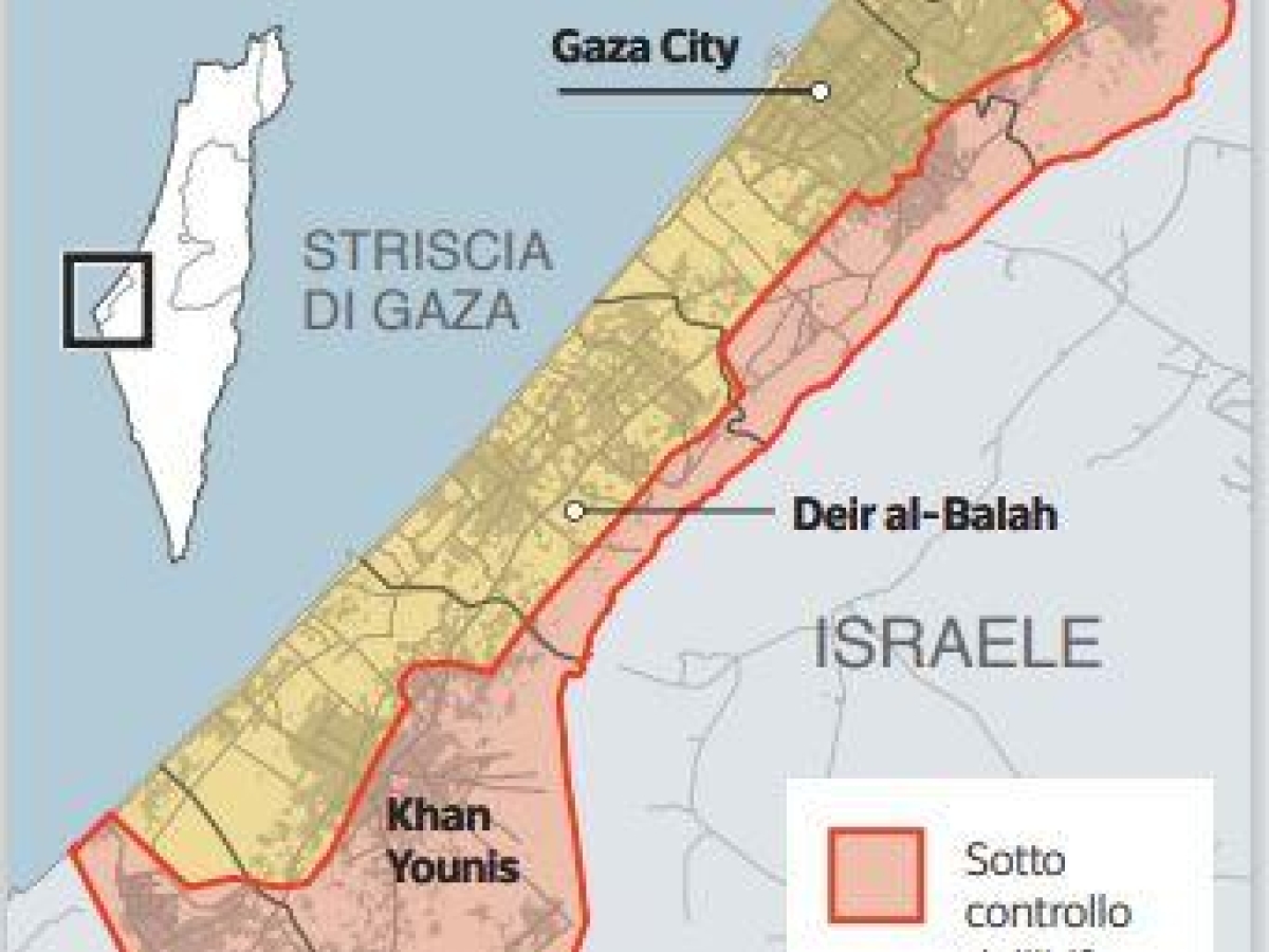 Il «piano B» per Gaza: la Striscia divisa in due. E la ricostruzione a partire dalla metà controllata dall’esercito israeliano