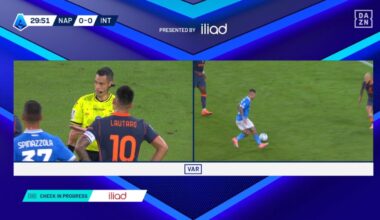 Rigore in Napoli-Inter, fallo di Mkhitaryan su Di Lorenzo: polemiche, cosa è successo