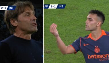 Lautaro e Conte, lite in Napoli-Inter: cosa è successo