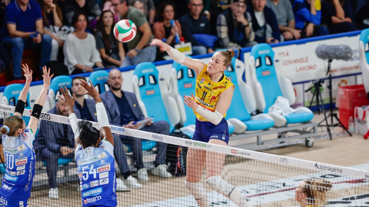 Volley A1 donne, Conegliano schianta Novara, Chieri e Perugia ok