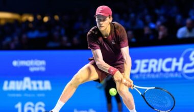 Sinner-Bergs al Masters 1000 di Parigi, la diretta: Jannik fa subito il break Live 1-0