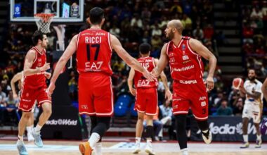 Lba 4ª giornata: Milano batte Venezia. Brescia vince contro Cantù. Ok Napoli e Virtus