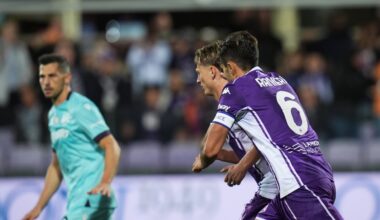 Fiorentina-Bologna risultato 2-2: i rigori di Gudmundsson e Kean tengono in vita Pioli