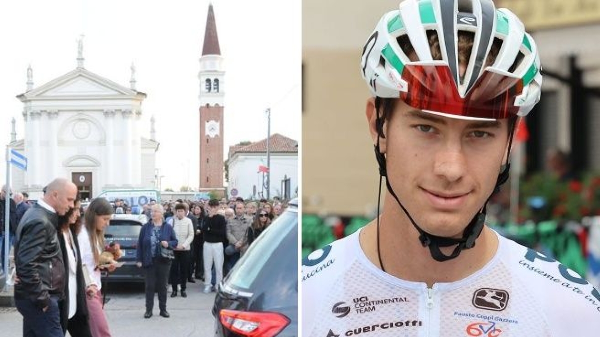 «Il nostro amore nato tra le bici». L'ultimo saluto della fidanzata di Kevin, il ciclista 25enne morto dopo un mese in coma