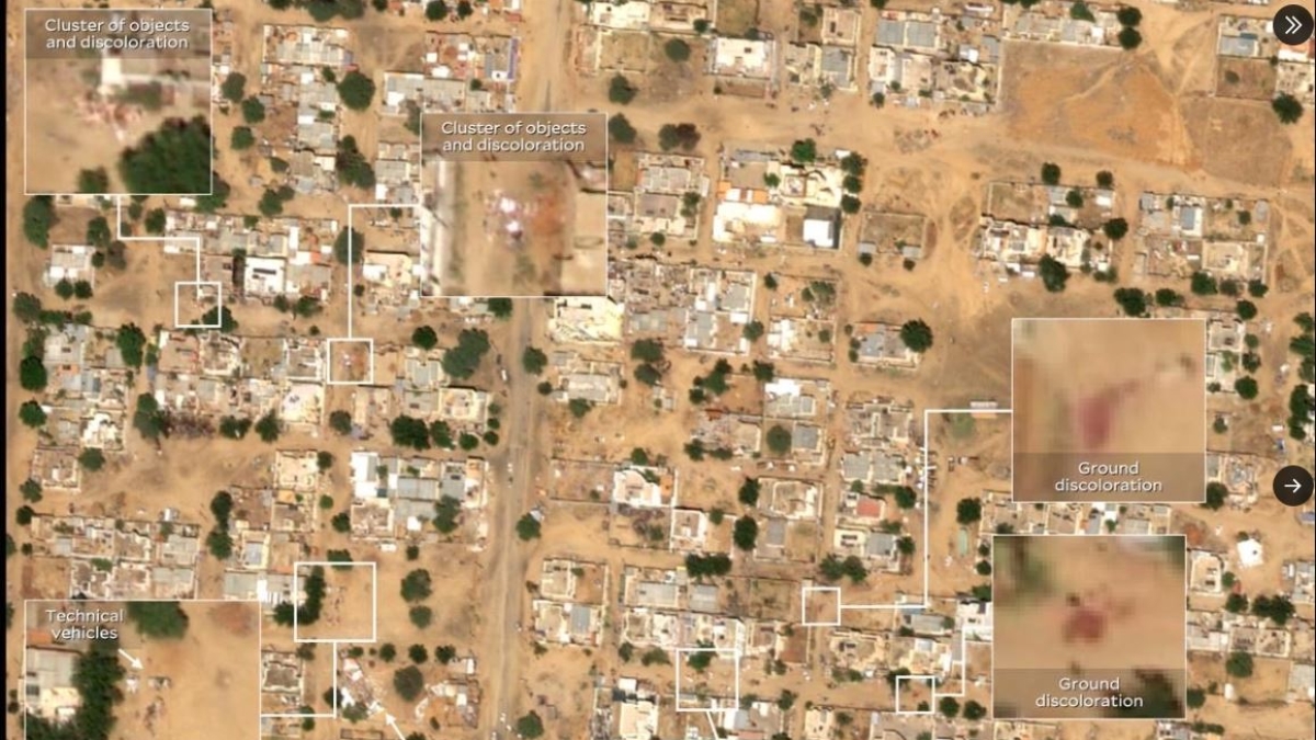 Sudan, nelle immagini satellitari cumuli di corpi e sangue. «Le prove del massacro di civili. E le uccisioni continueranno con donne e bambini»