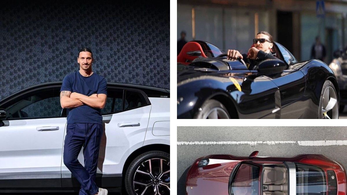 Il garage dei sogni di Ibrahimovic: Ferrari, Porsche e... Volvo - Sportmediaset