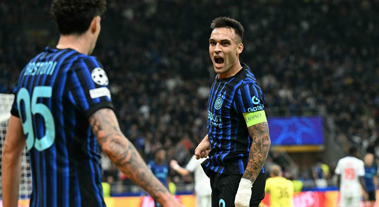 Inter-Slavia Praga, le pagelle: Lautaro Martinez (7,5) non smette di segnare, per Thuram (7) assist e infortunio - Il Messaggero