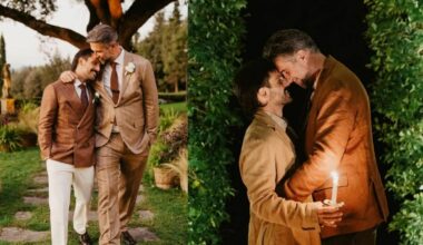 le nozze in Toscana, la figlia Bianca damigella, gli invitati