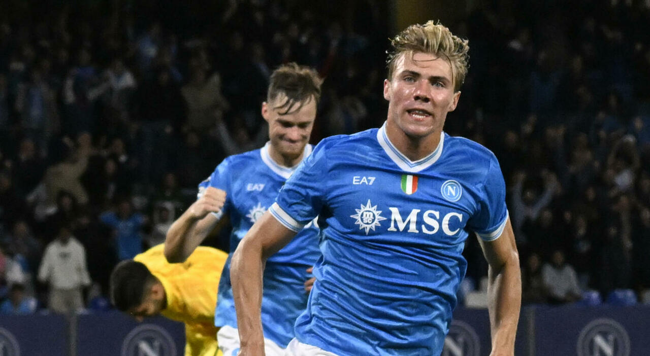 Napoli-Sporting 2-1, Kevin e Rasmus: la coppia Champions