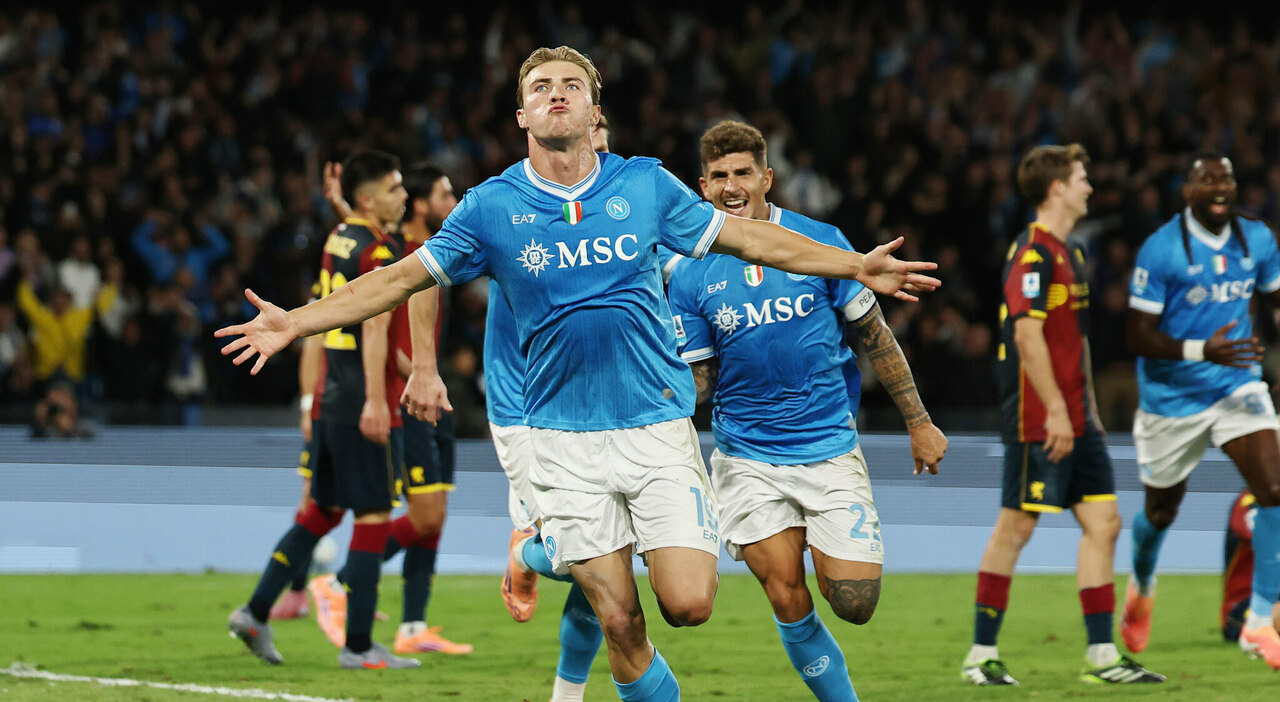 Hojlund e Anguissa (7) decisivi, De Bruyne (7) illumina, Ekhator (6,5) prodezza