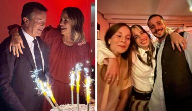 Cristina Parodi e Giorgio Gori, la festa per i 30 anni di matrimonio: «Baciami ancora». La torta, le rose rosse e la tenera dedica ai figli - Leggo.it