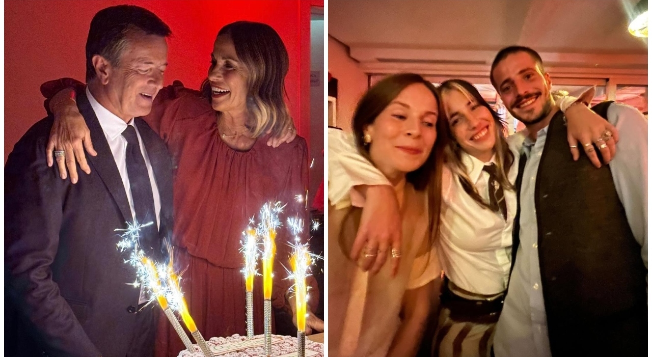 Cristina Parodi e Giorgio Gori, la festa per i 30 anni di matrimonio: «Baciami ancora». La torta, le rose rosse e la tenera dedica ai figli - Leggo.it