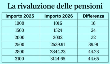 la crescita, gli importi e la simulazione del 2026