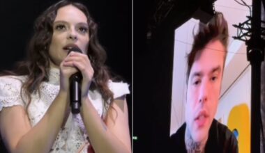Francesca Michielin, Fedez le dà buca al concerto: «Sto male». Lei lo scopre in diretta: «Ma che ca**o!»