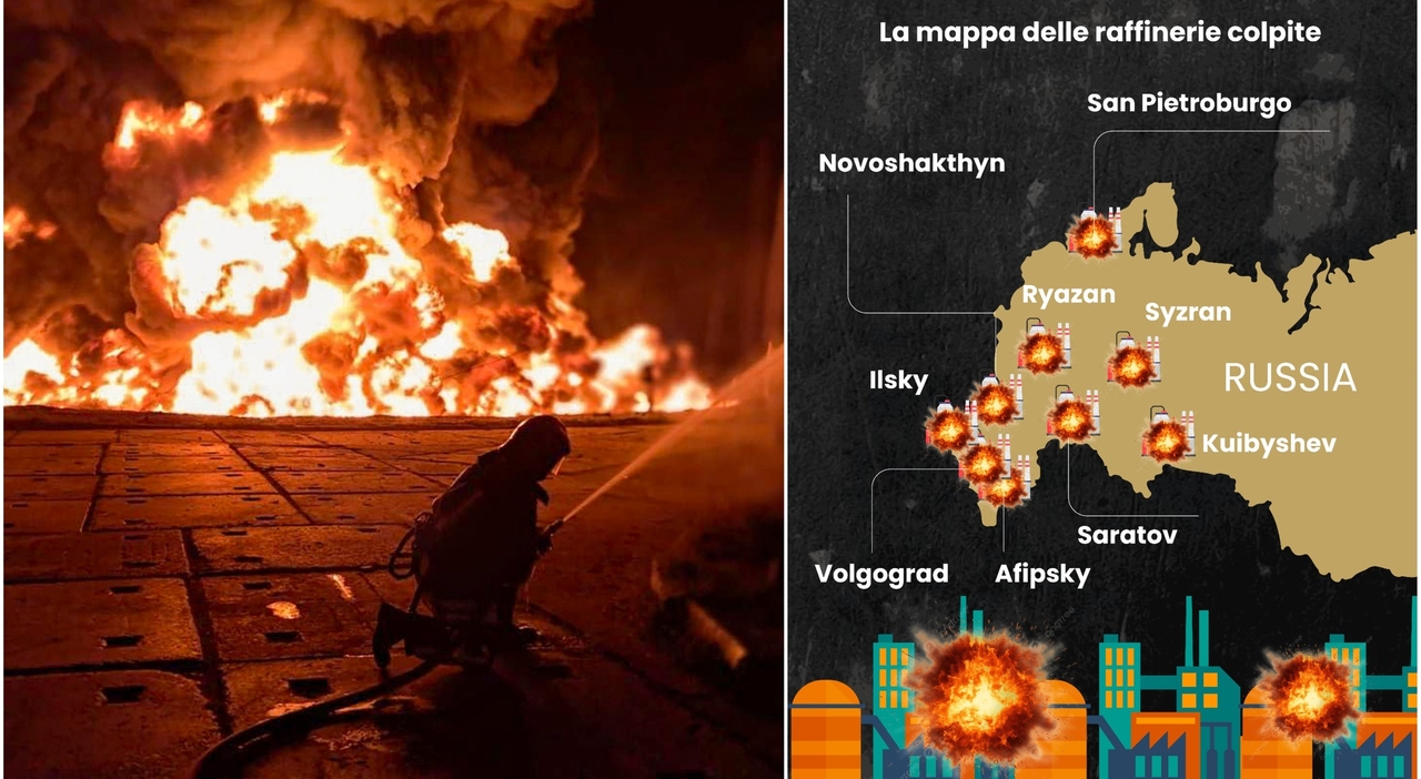 Ucraina, attacchi ai siti energetici russi con mappe e traiettorie Usa: la strategia di Trump per colpire l’economia di Mosca può... - Il Messaggero