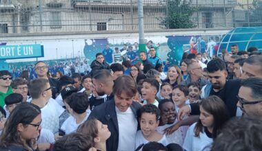 Mister Conte visita a sorpresa l'oratorio della Diocesi di Acerra