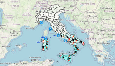 allerta arancione in Puglia e Calabria, gialla in altre 8 regioni. Temporali e forte vento, ecco le previsioni