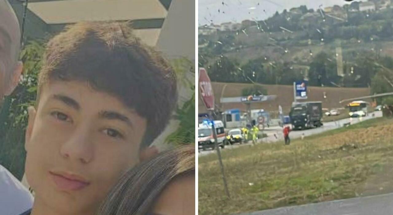 l'incidente mentre andava a scuola da Ancona ad Osimo