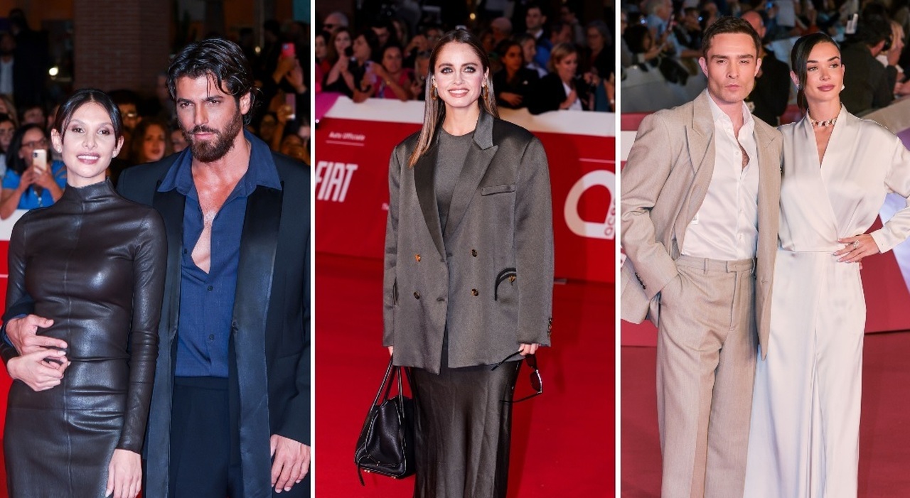 Festa del Cinema di Roma, pagelle look: Can Yaman incanta (9), la fidanzata no (4), Ed Westwick è Chuck Bass (8), Matilde Gioli... - Leggo.it