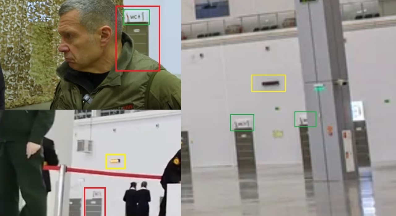 Russia, la base segreta di droni svelata dall'insegna «toilette». L'incredibile errore di Soloviev