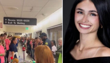 Centinaia di studenti in fila in ospedale per l'ultimo saluto a Kimber Mills, uccisa a una festa