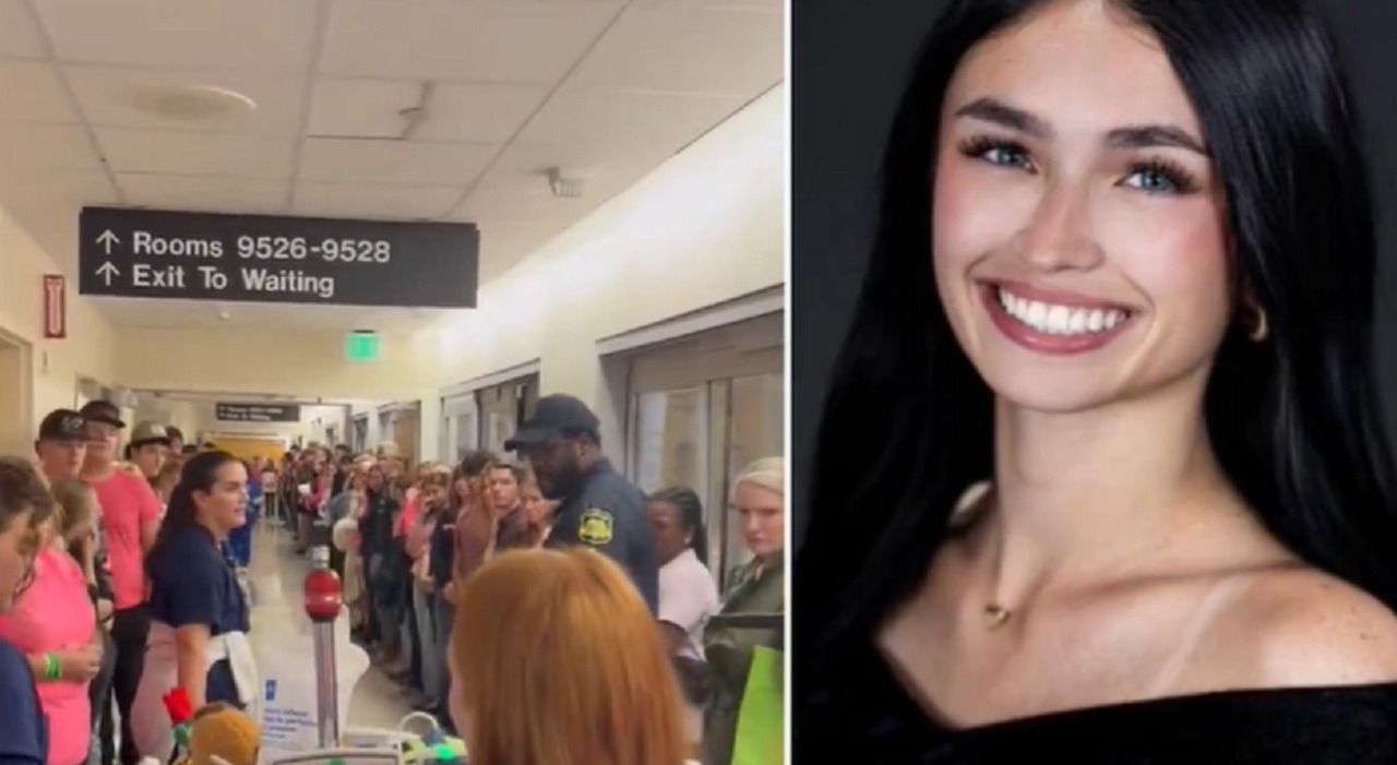 Centinaia di studenti in fila in ospedale per l'ultimo saluto a Kimber Mills, uccisa a una festa