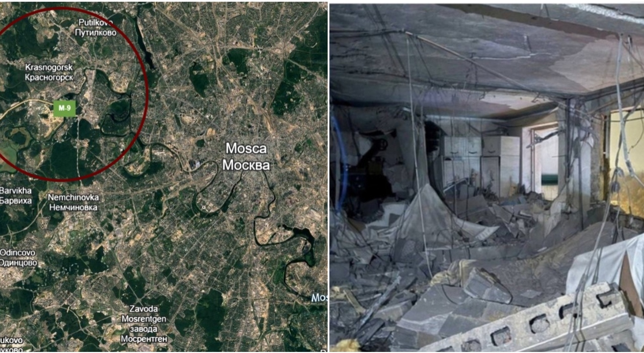 Mosca sotto attacco, drone colpisce un palazzo a Krasnogorsk (20 km dalla Capitale): cinque feriti