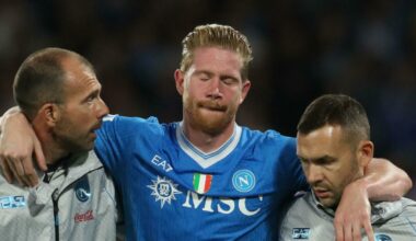 Napoli-Inter infortunio De Bruyne: problema muscolare per il belga - Il Mattino
