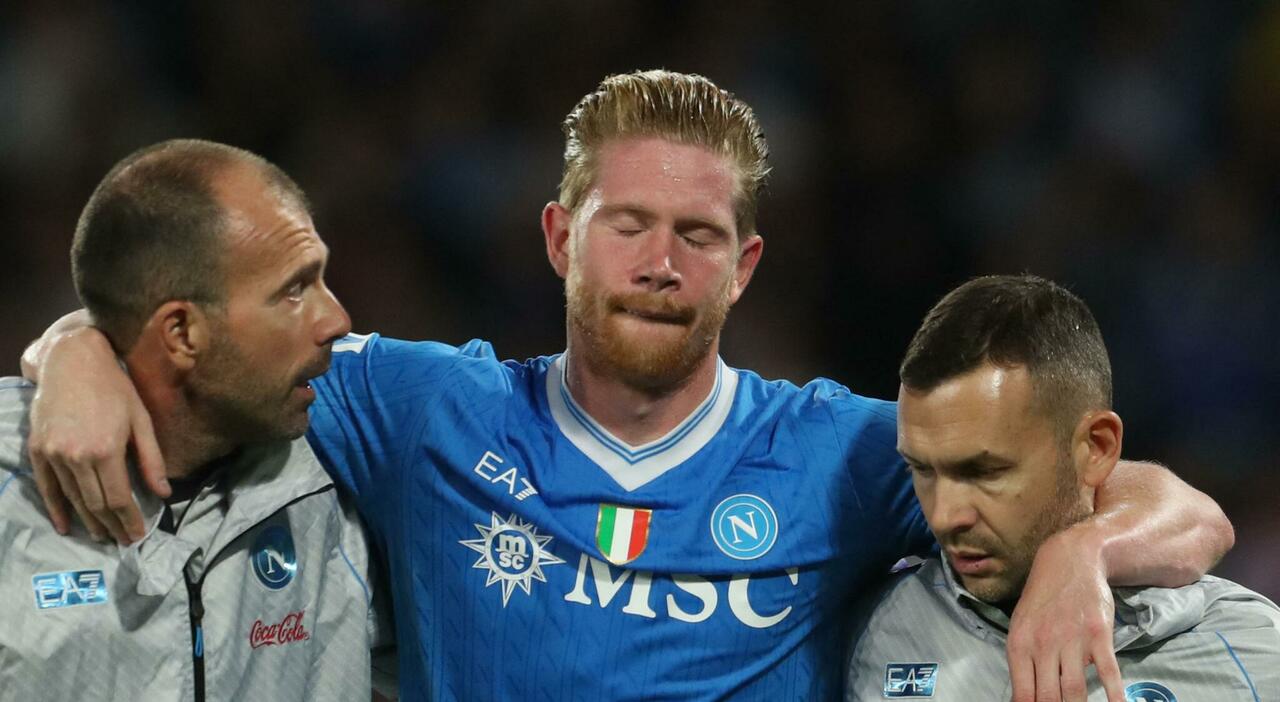 Napoli-Inter infortunio De Bruyne: problema muscolare per il belga - Il Mattino