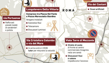 da Centocelle ai Lungotevere fino a Corso Francia, le strade dove si rischia la vita