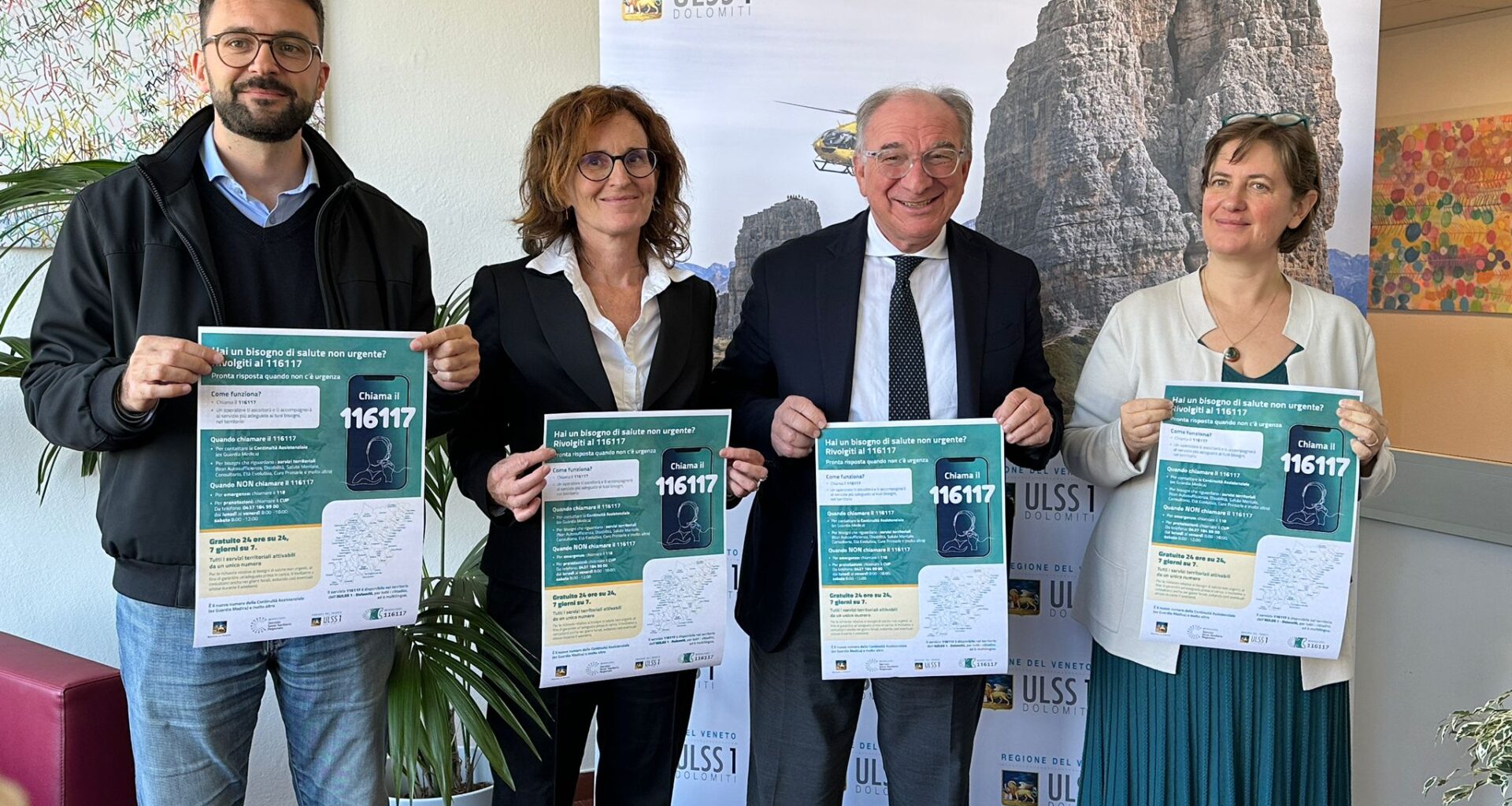 ATTIVATO IN PROVINCIA IL NUOVO NUMERO UNICO 116117 PER ASSISTENZA SANITARIA NON URGENTE - Radio Più – Emittente Agordina
