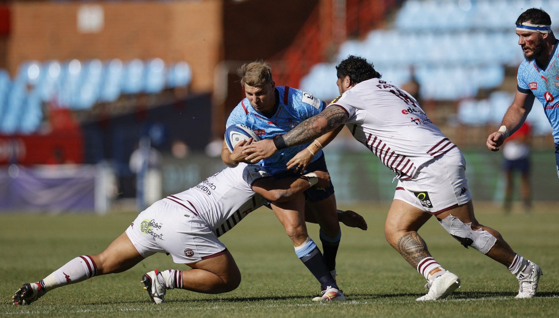 Clamorosa maxi-squalifica per Jan-Hendrik Wessels: avrebbe colpito i testicoli di un avversario (Photo by PHILL MAGAKOE / AFP)