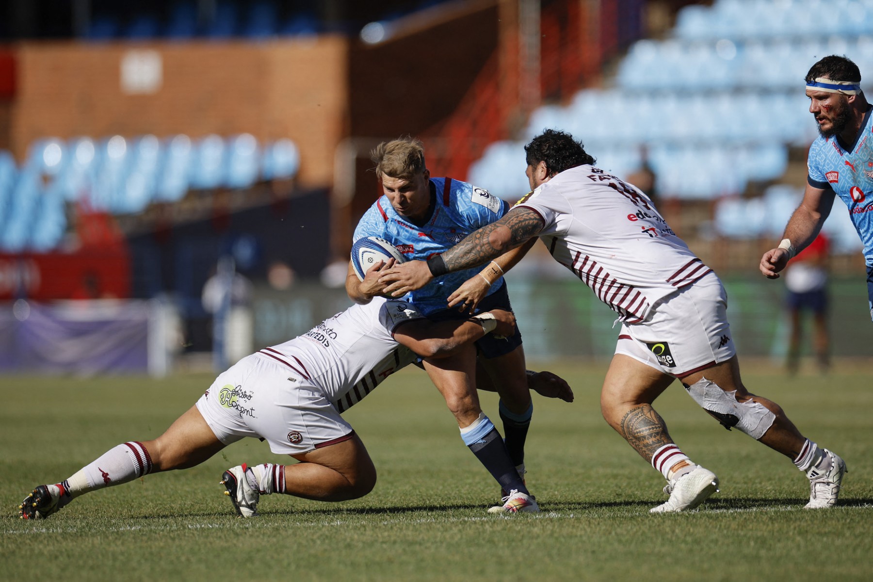 Clamorosa maxi-squalifica per Jan-Hendrik Wessels: avrebbe colpito i testicoli di un avversario (Photo by PHILL MAGAKOE / AFP)
