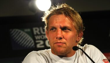 Il campione del mondo inglese Lewis Moody ha rivelato di avere la SLA (foto AFP)