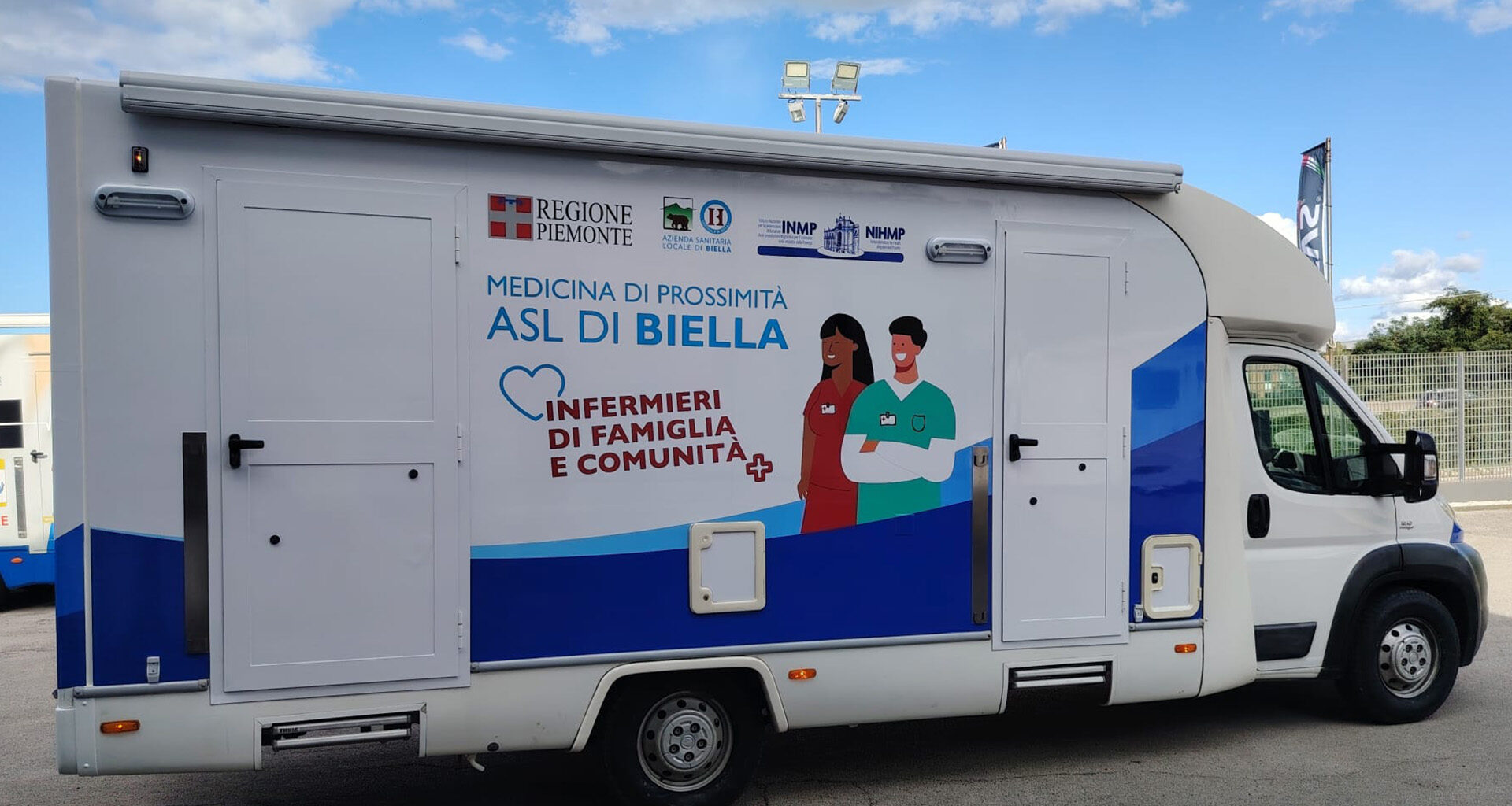 Il camper attrezzato ad ambulatorio mobile