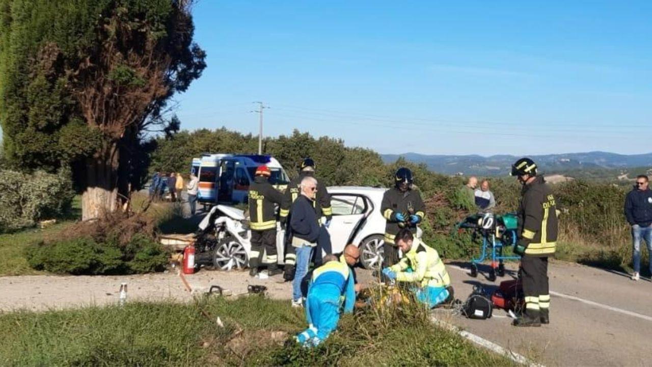 Cinigiano, incidente mortale sulla SP 64