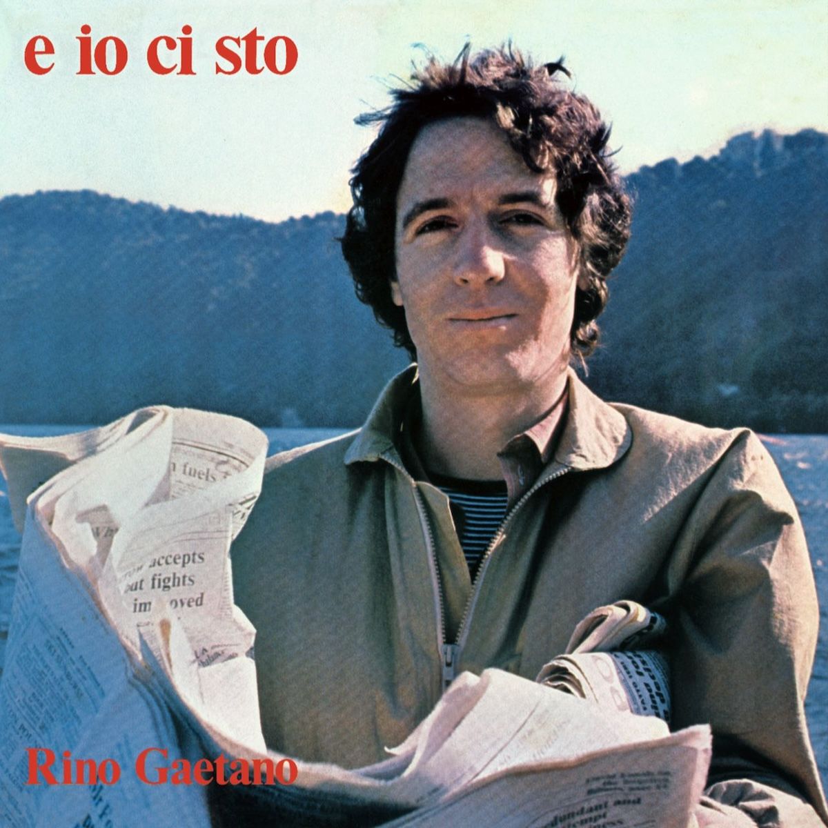 La cover di "E io ci sto" di Rino Gaetano. Credit: Ufficio stampa