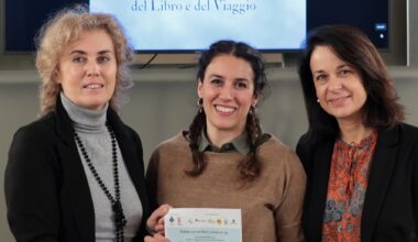 Da sx sindaca di Vaglia Silvia Catani - bibliotecaria di Vaglia Claudia Giusti - consigliera metropolitana Claudia Sereni