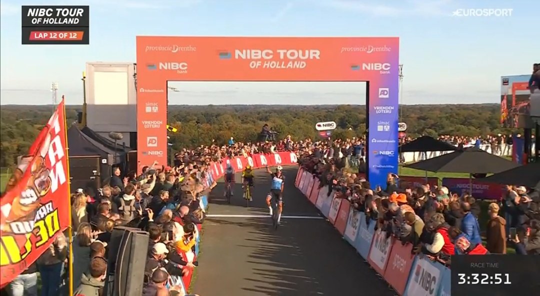Tour of Holland 2025, sorpresa Timo de Jong! Battuti allo sprint Christophe Laporte e Lukas Kubis