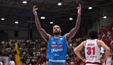 BM ON LBA/ LA PARTITA: NAPOLI SCAPPA NEL TERZO QUARTO E RESISTE ALLA RIMONTA DI REGGIO EMILIA, MITROU-LONG MVP- di Riccardo Rocchi