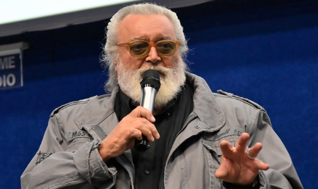 Diego Abatantuono ieri sera al Miv (foto Angelo Puricelli)