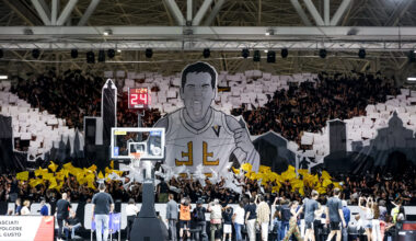 “È tutto tuo, Achi”: la Virtus Bologna vince per Polonara lo scudetto numero 17