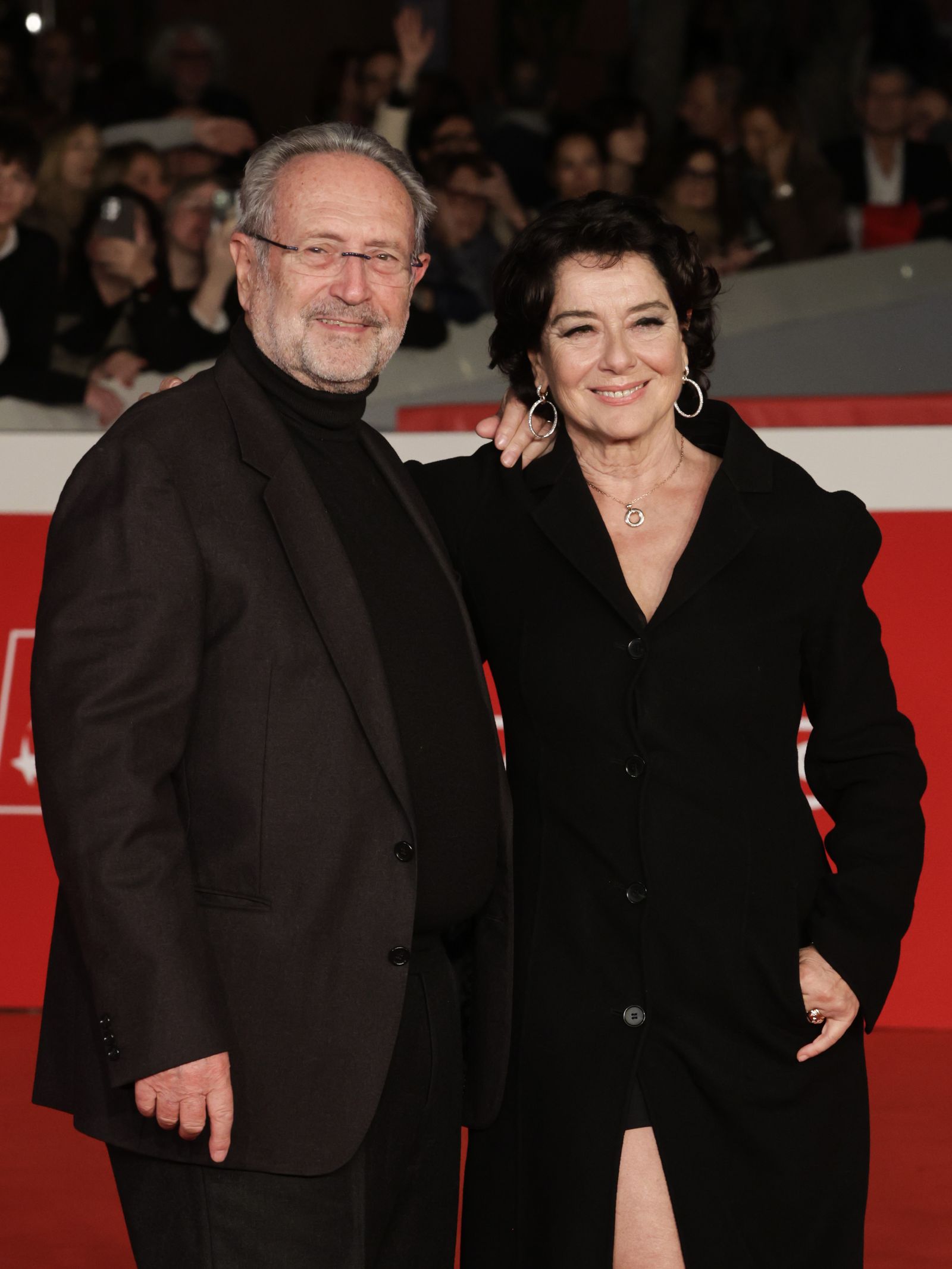 Roma Cinema Fest 2025 serata 6 Red Carpet del film Anna. Nella foto Roberto Zaccaria Monica Guerritore