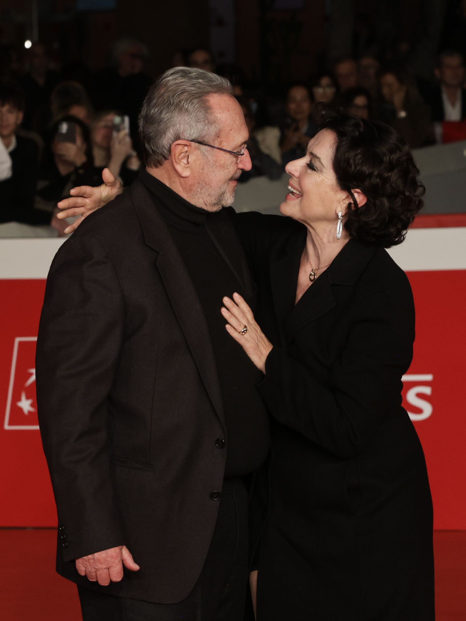 Roma Cinema Fest 2025 serata 6 Red Carpet del film Anna. Nella foto Roberto Zaccaria Monica Guerritore