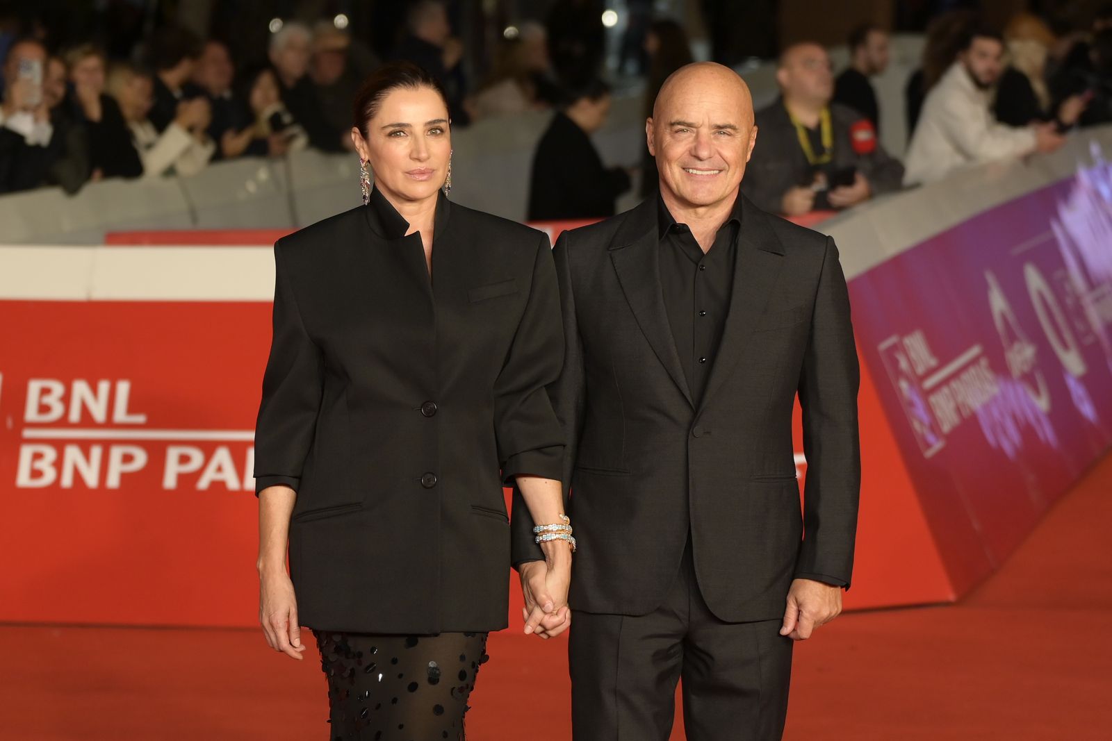 Rome. Auditorium Parco della Musica red carpet of tv series La Preside during Rome Film Fest 2025.Pictured luisa...