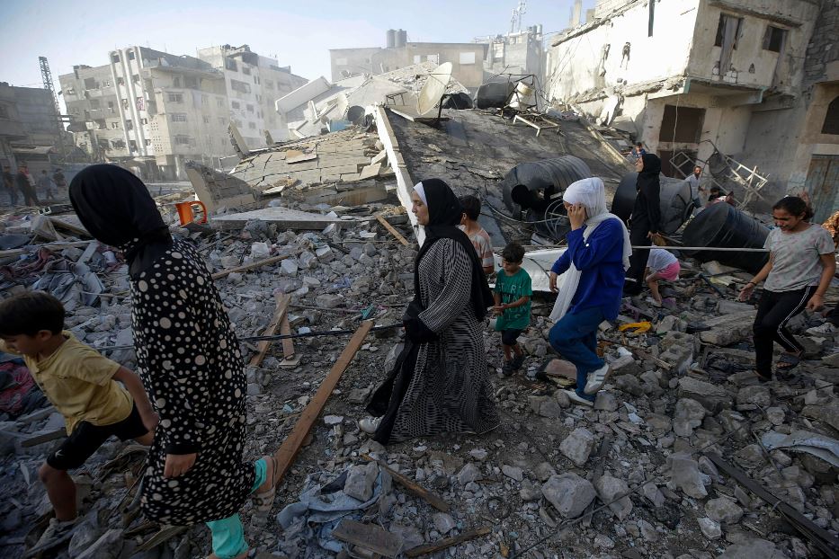 Distruzione a Gaza