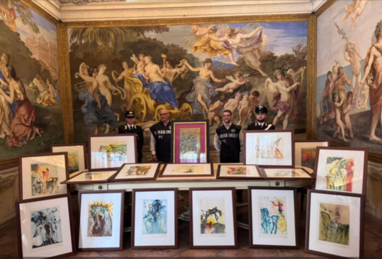 Mostra Salvador Dalì a Parma, 21 opere ritenute false sequestrate dai Carabinieri