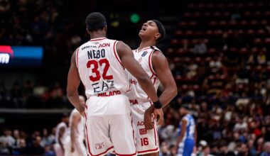 Olimpia Milano, Josh Nebo out almeno 8 partite per infortunio