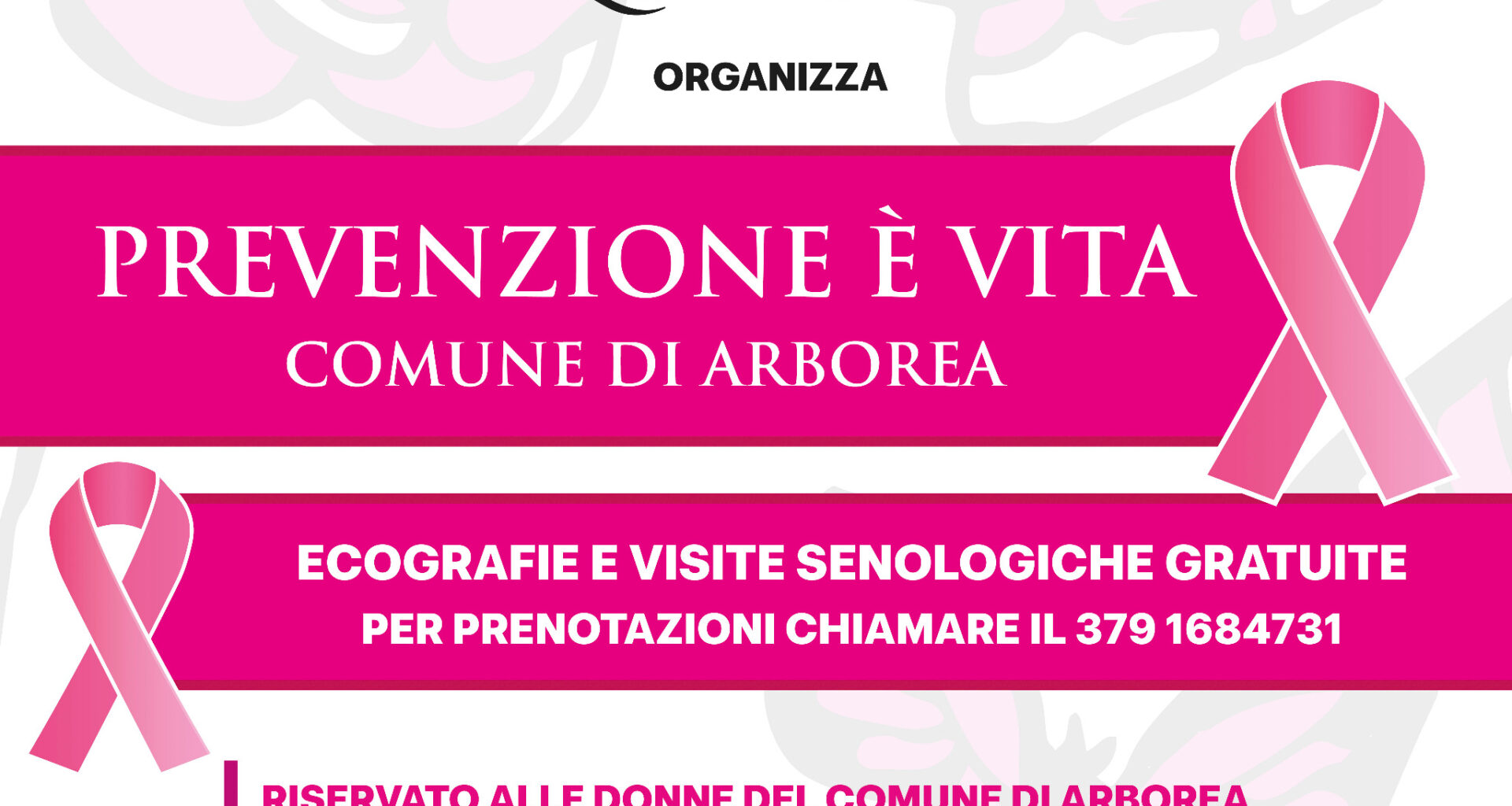 Salute femminile al centro: prevenzione gratuita l’11 ottobre ad Arborea