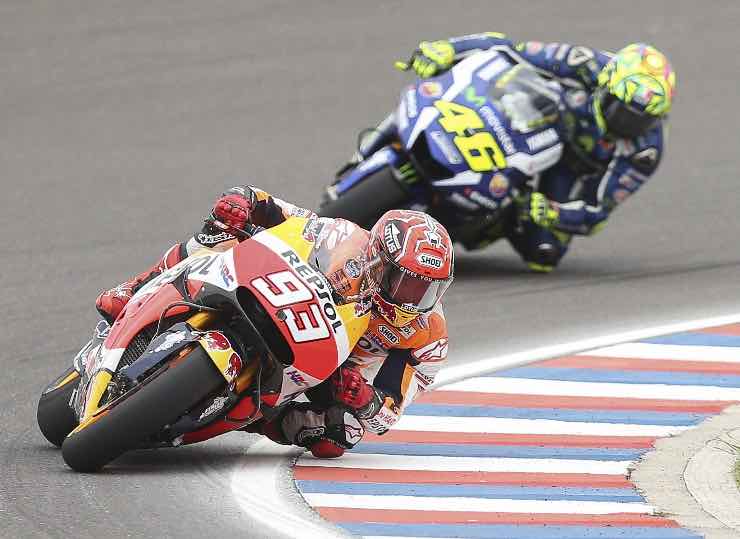 Marquez e Rossi parla Bradl